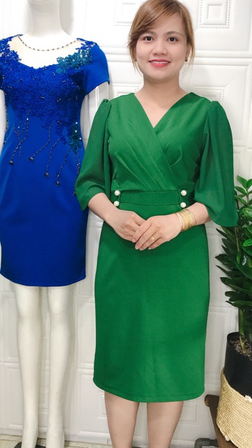 Đầm trung niên nữ thiết kế cao cấp