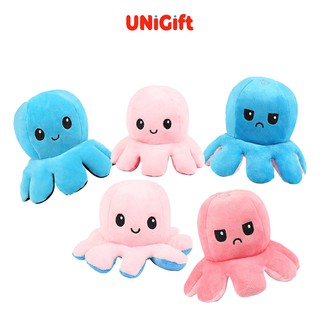 Bạch tuộc cảm xúc gấu bông bạch tuộc 2 mặt unigift