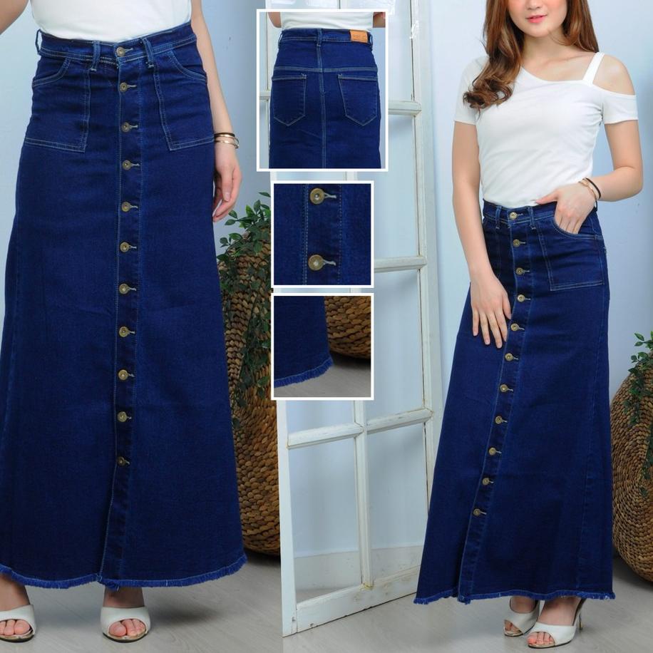 Áo Thun Tay Ngắn Cổ Tròn In Hình Thời Trang Cá Tính ☍ Chân Váy Jean Dài Phối Nút Trước 88