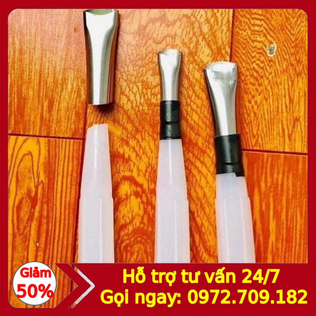 Bộ đầu vòi đi keo inox Dùng cho bắn keo Silicone, keo Xúc Xích -𝐅𝐑𝐄𝐄 𝐒𝐇𝐈𝐏- Bộ vòi đi keo inox chống mài mòn