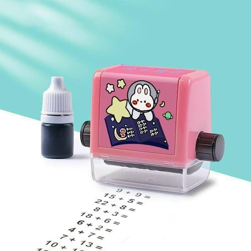 Mực in dấu con lăn phép tính, máy tạo phép tính , mực in quần áo không phai