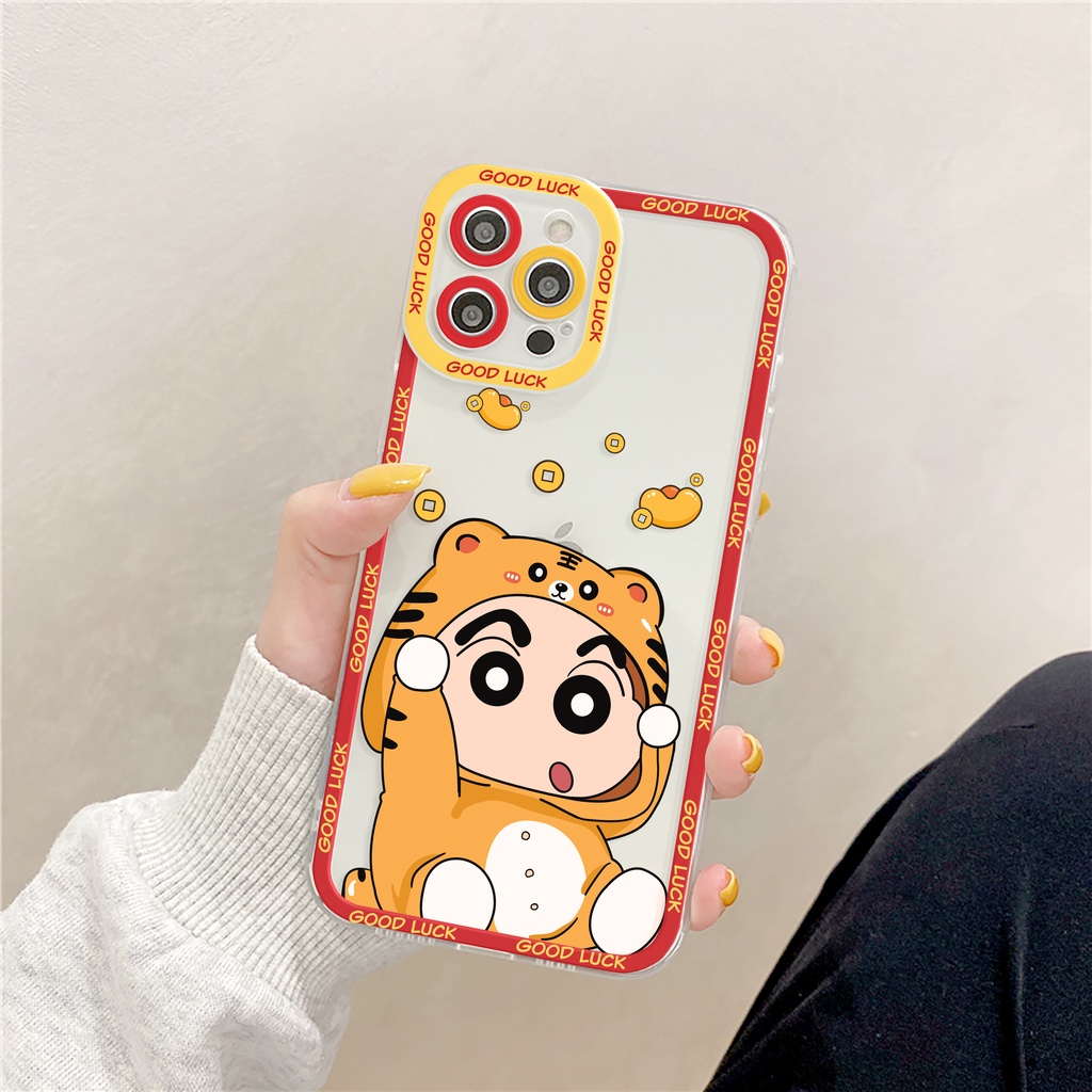 Ốp lưng iphone Shintiger trong cạnh vuông 6/6plus/6s/6splus/7/7plus/8/8plus/x/xr/xs/11/12/13/pro/max/plus/promax | BigBuy360 - bigbuy360.vn