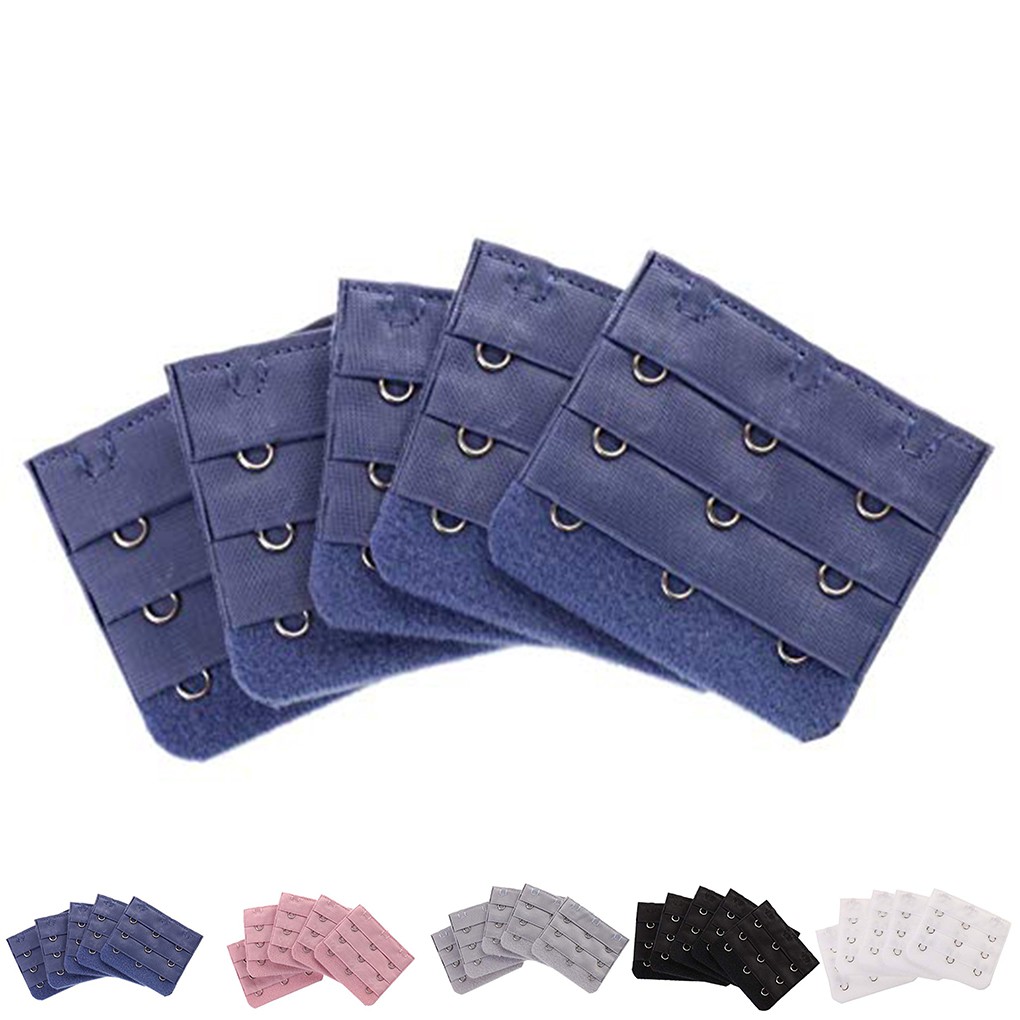 Set 5 miếng nối dài dây áo ngực 3 hàng 3 móc gài cho nữ