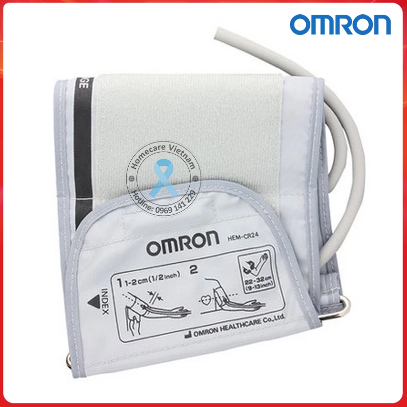 Vòng bít máy đo huyết áp bắp tay OMRON ⚡ Size S/M/L ⚡ Bảo hành chính hãng 6 tháng