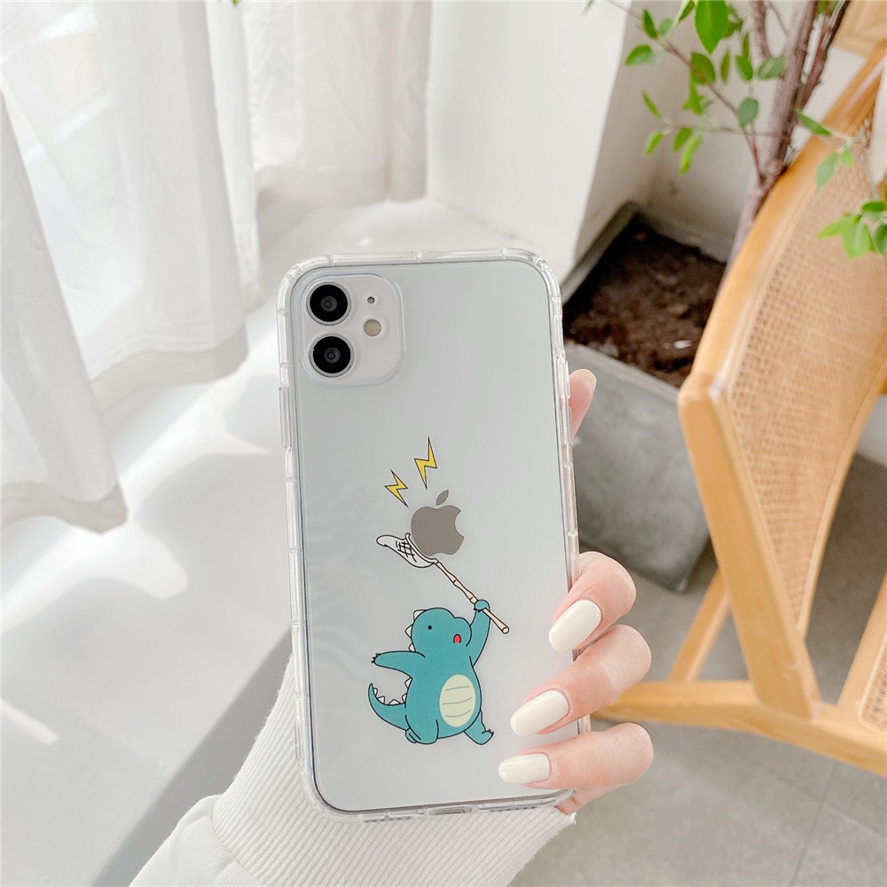 Ốp điện thoại TPU họa tiết khủng long thời trang cho Iphone 11 Pro Max X Xs Max Xr 7 Plus 8 Plus 6 Plus 6s Plus | BigBuy360 - bigbuy360.vn