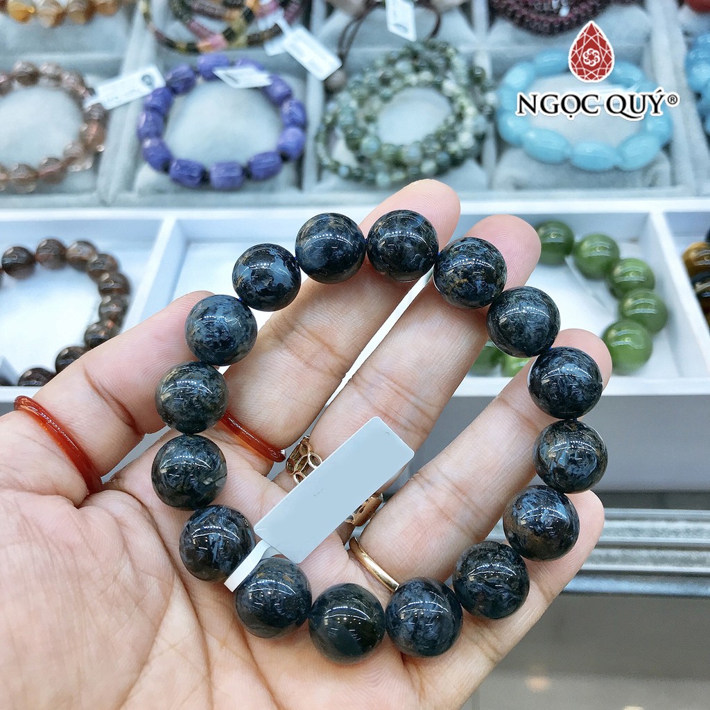 Vòng tay đá giông bão pietersite - Ngọc Quý