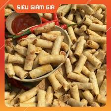 Chả Giò Tôm Mini Sấy Giòn Ăn Liền Lon 400Gram [Có Bán Sỉ], [Loại Đặc Biệt] Hàng ngon nhà làm