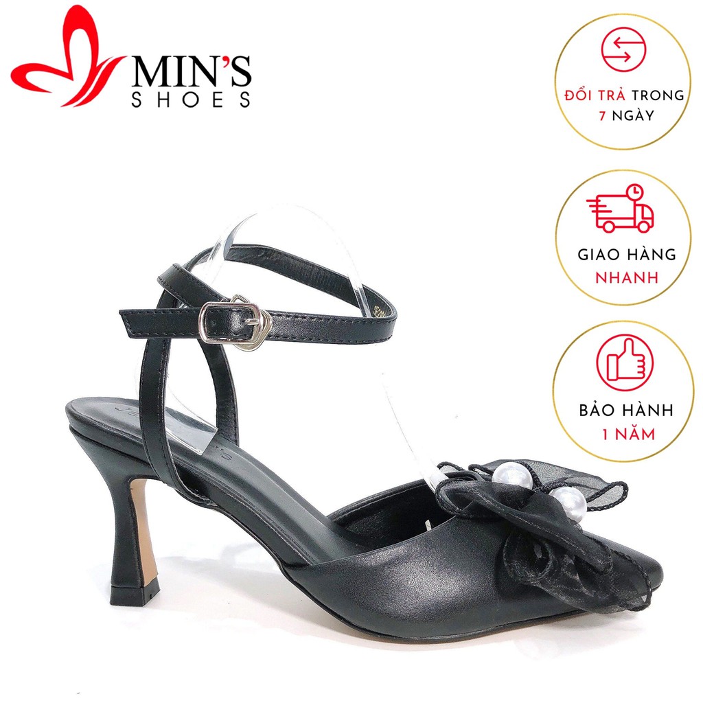 Min's Shoes - Giày Xăng Đan Phối Nơ S257