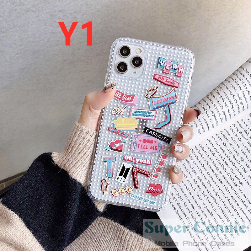 Ốp điện thoại mềm trong suốt in hình vé đại nhạc hội BT21 BTS cho Xiaomi Redmi 5A 6A Redmi  Note9 Note9S Note9Pro Note8pro Note 4x 4 8 7 5 6 Pro