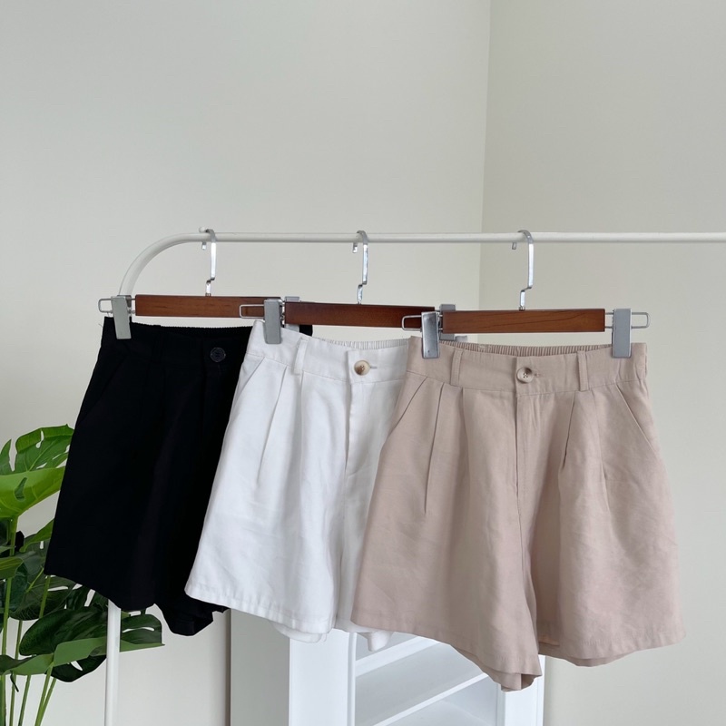 Hình shop chụp - Short lưng thun phía sau dễ mặc ko kén dáng dễ phối đồ