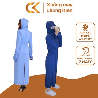 Áo Chống Nắng Thông Hơi Dáng Dài Thoáng Mát