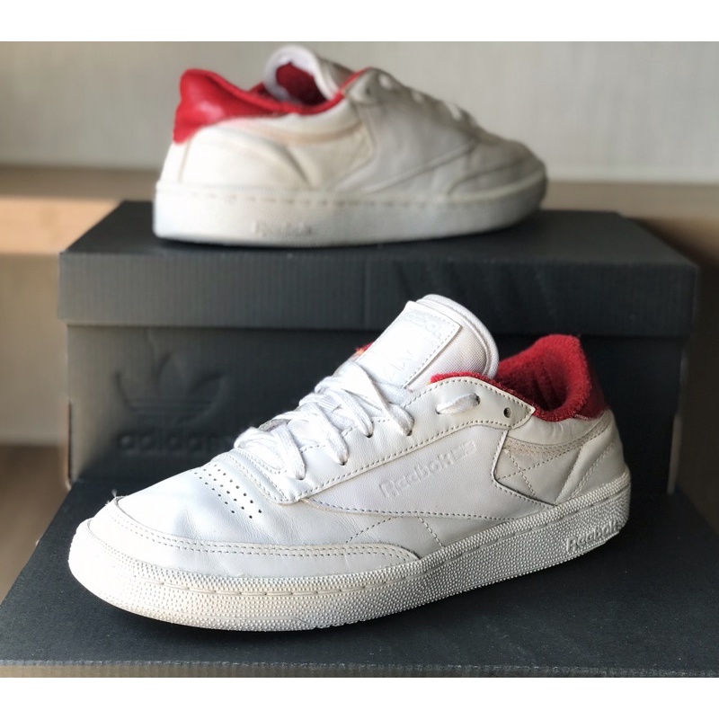 {2hands}Giày Reebok-V69647 CLUB C 85 EL-Trắng(size 37,5)