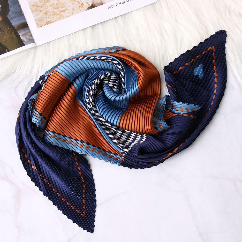 Khăn Lụa Satin Quấn Đầu Cổ Phong Cách Retro