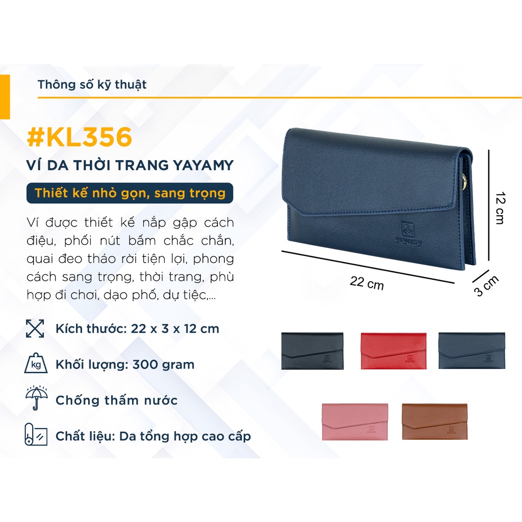 [Mã BMBAU50 giảm 7% đơn 99K] Ví Da Thời Trang Nữ Kim Long KL356