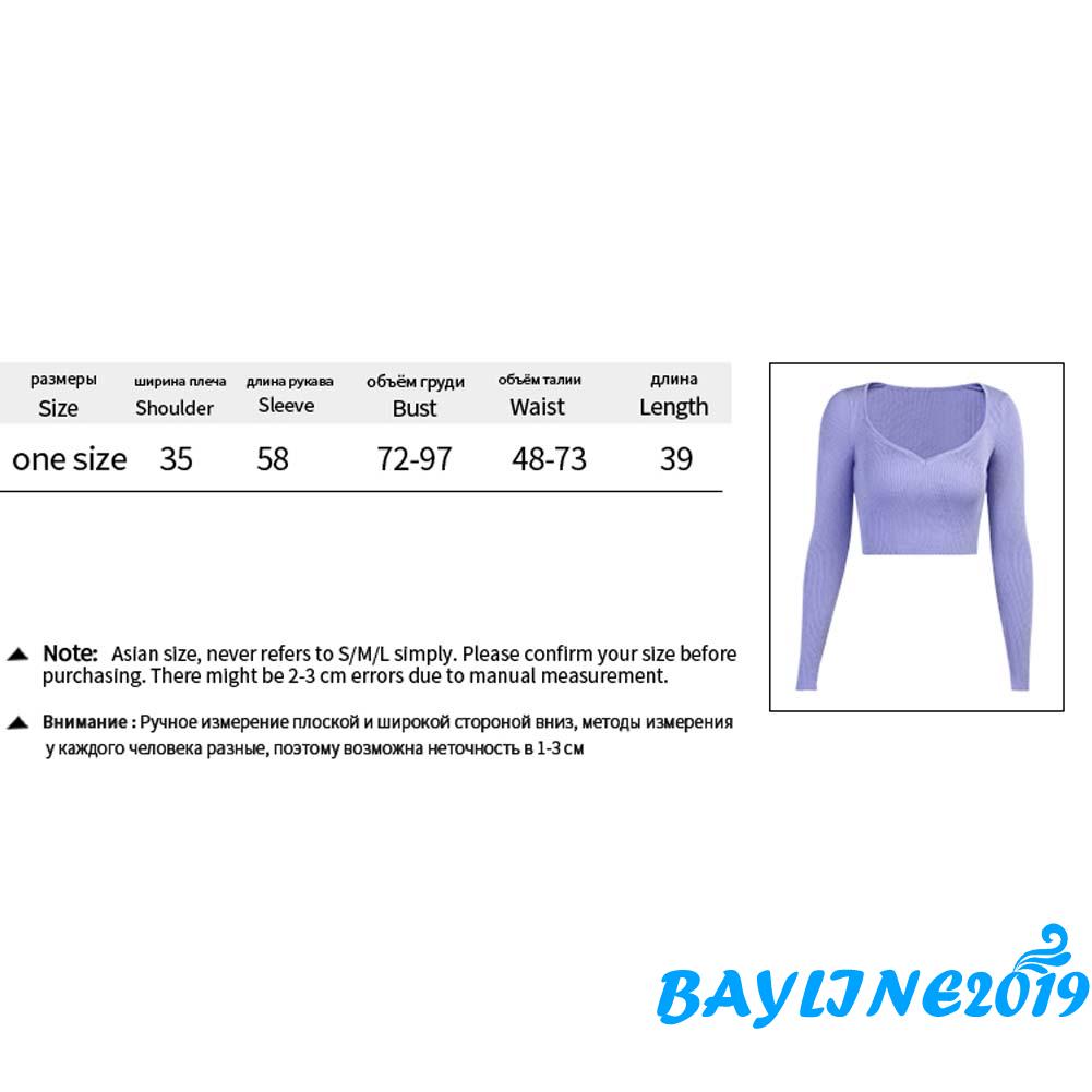 Áo Croptop Dệt Kim Tay Dài Thiết Kế Cổ Chữ V Quyến Rũ | BigBuy360 - bigbuy360.vn