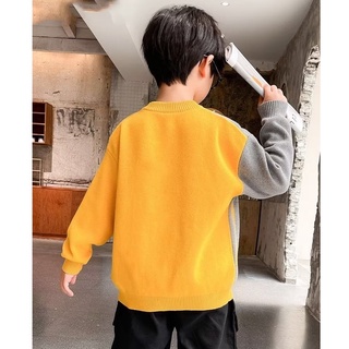 Áo sweater bxpb dệt kim dáng rộng thoải mái thiết kế khóa gấu phong cách - ảnh sản phẩm 7