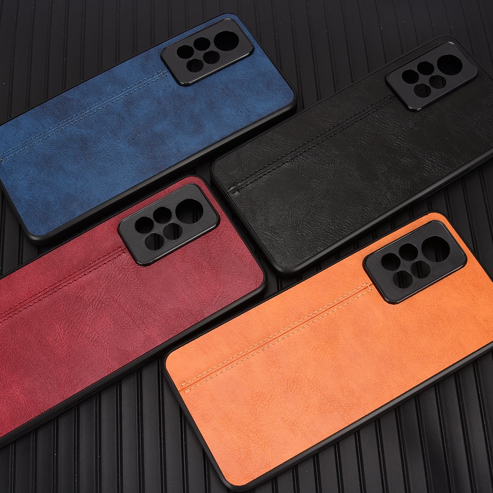 Ốp Điện Thoại Da Màu Trơn Chống Rơi Cho Infinix Note 11s 11 10 8 8i 7 Smart 5 HD 2021 Zero 8 S5 Pro Lite