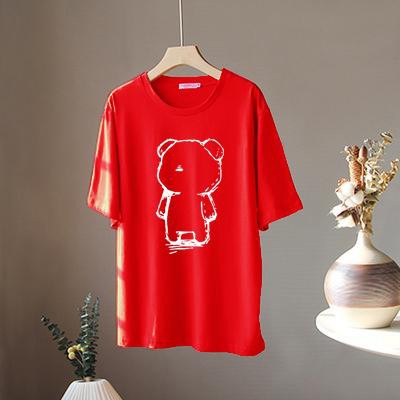 [Ảnh thật] Áo thun tay lỡ cotton Bear [ áo thun tay lỡ unisex nam nữ đều mặc được] | BigBuy360 - bigbuy360.vn