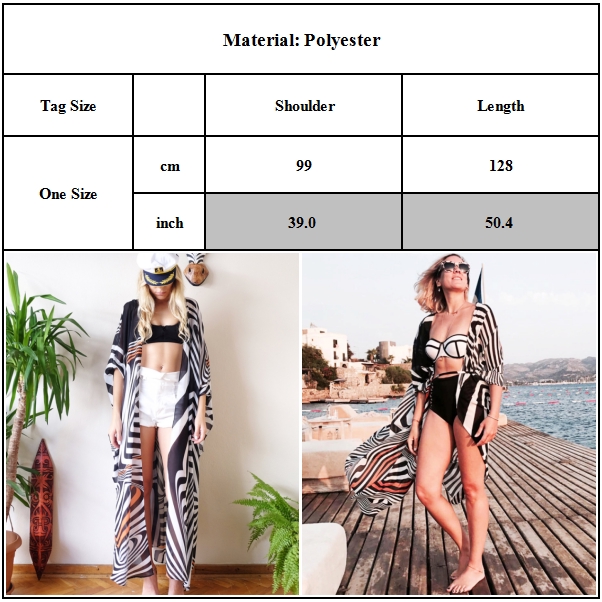Áo choàng Bikini hoạ tiết kẻ sọc nhiều màu sắc | BigBuy360 - bigbuy360.vn