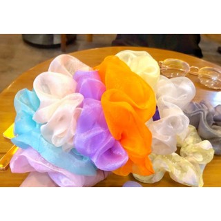 Cột tóc SCRUNCHIES voan kiếng trơn