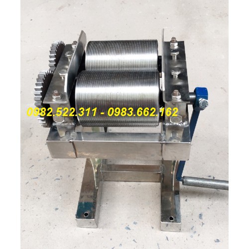 Máy thái lá chanh quay tay bằng inox