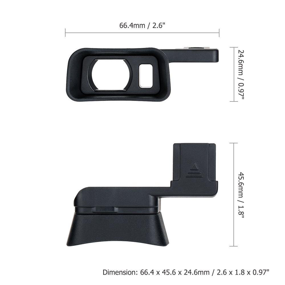 Kiwifotos KE-X100V Ngàm Gắn Kết Nối 2 Trong 1 Cho Máy Ảnh Fujifilm X100V