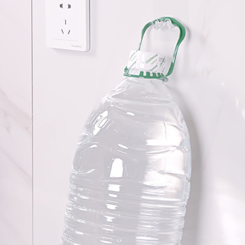 Set 5 Móc Treo Phích Cắm Dán Tường Trong Suốt Tiện Dụng Cho Dao Cạo Râu / Chìa Khóa