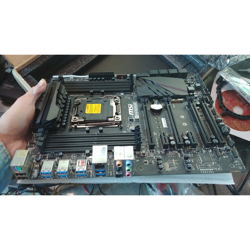 Mainboard MSI X99A SLI PLUS khủng chạy chip i7 và Xeon E5-26xx V3 V4
