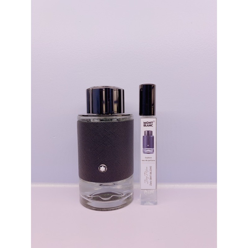 Bông Perfume - Mẫu thử nước hoa Mont Blanc Explorer