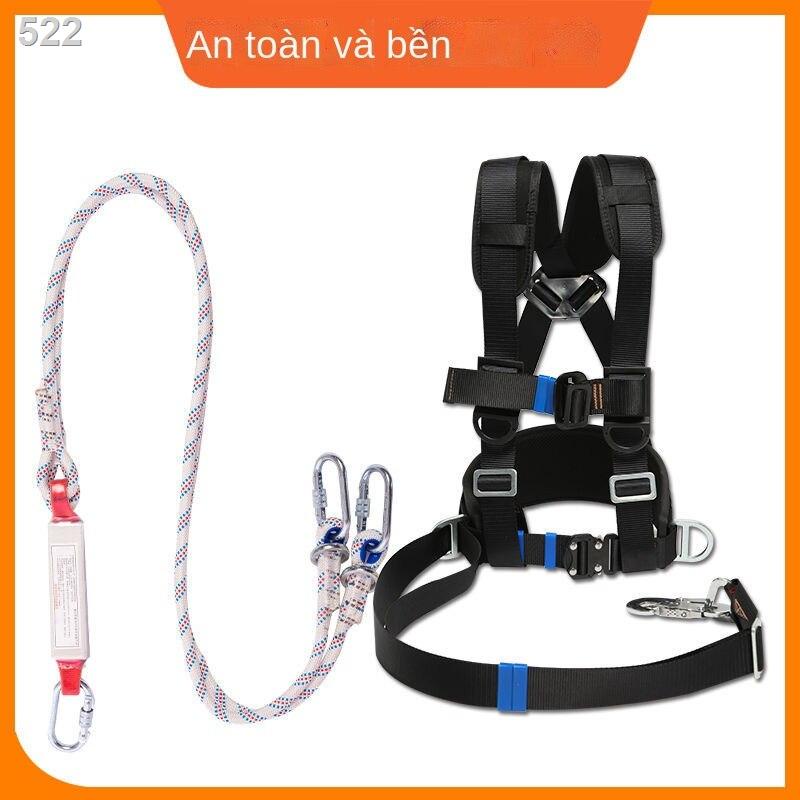 【Mới nhất】Dây đai an toàn lao động ở độ cao Quảng Gia nửa chiều dài bảo hiểm thợ điện năm điểm vệ chống rơi ngoài trời B