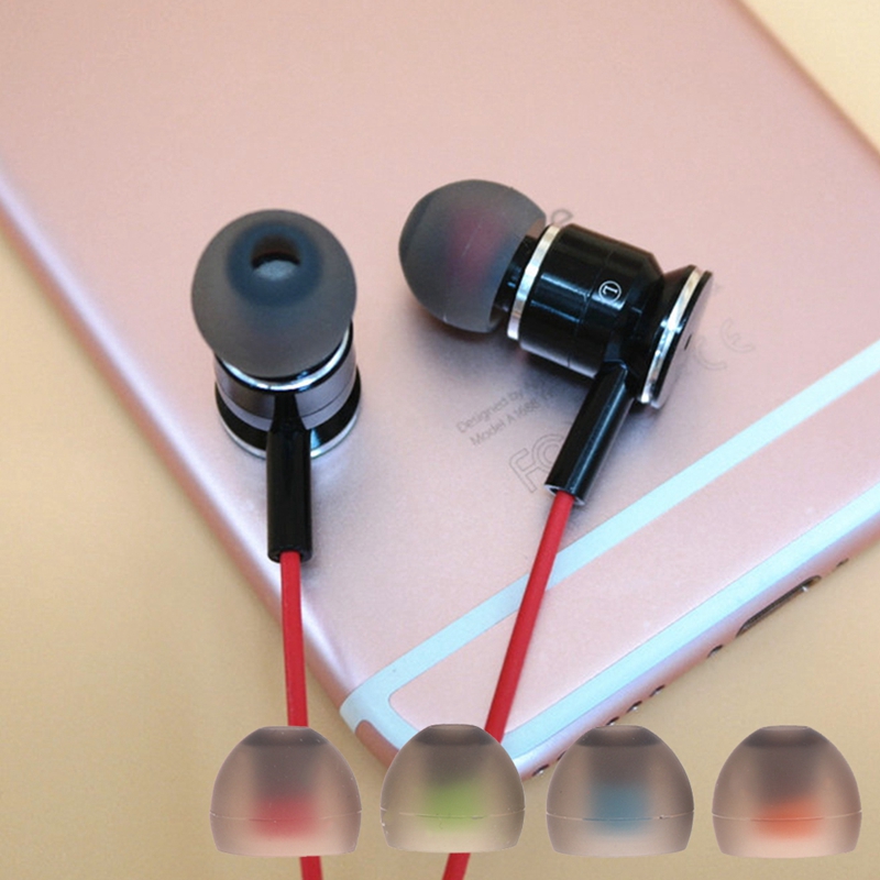 Bộ 3 cặp phụ kiện đệm tai nghe bằng silicon mềm thay thế chất lượng cao