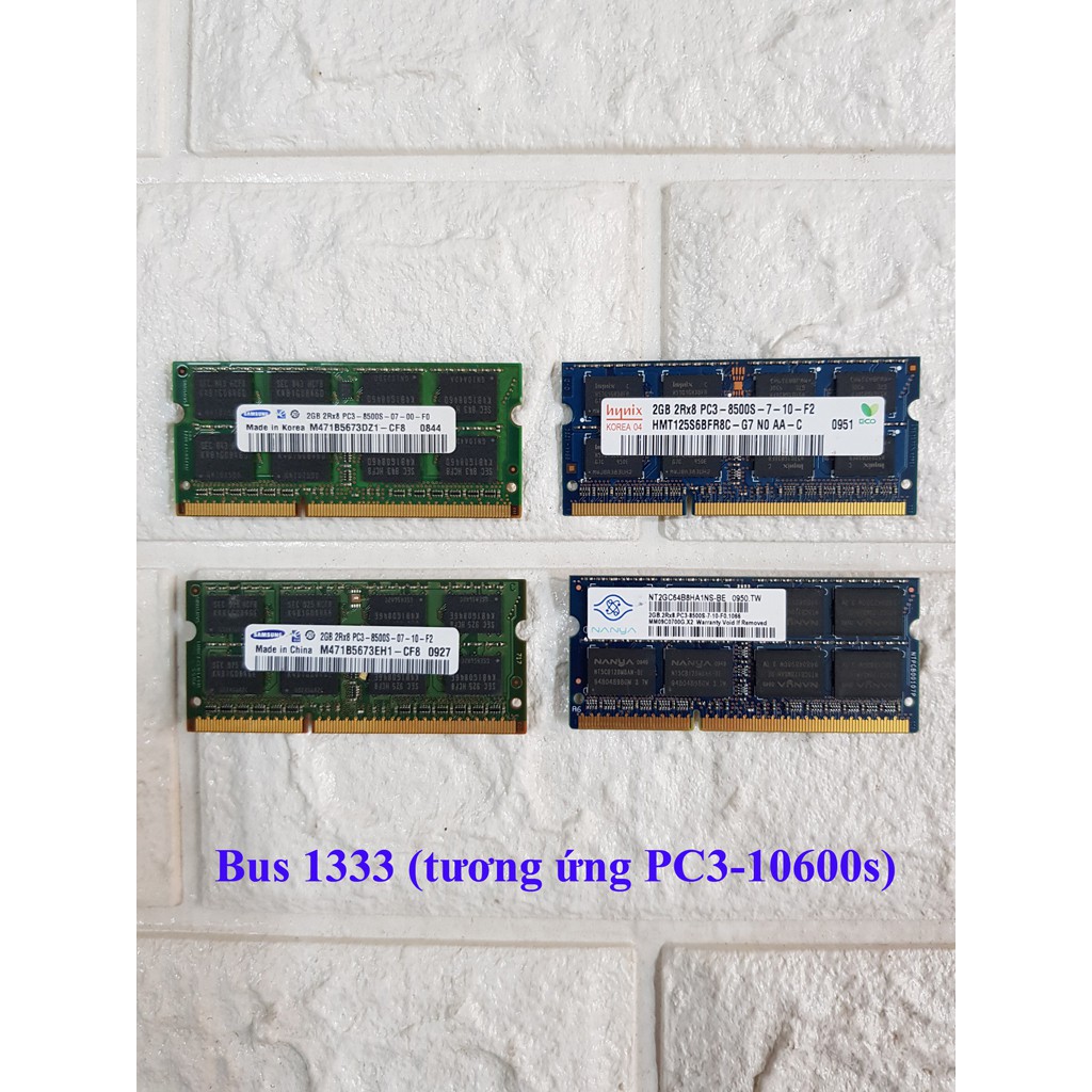Ram Laptop 2Gb, 4Gb, 8Gb DDR3 DDR3L BUS 1333 BUS 1600 12800s  PC3 / PC3L zin tháo máy bảo hành 1 đổi 1 | WebRaoVat - webraovat.net.vn