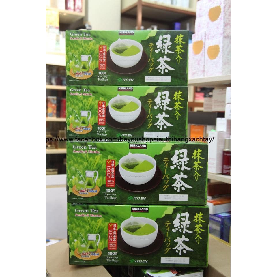 Trà Xanh Túi Lọc Kirkland Signature Green Tea Matcha Blend giá cạnh tranh