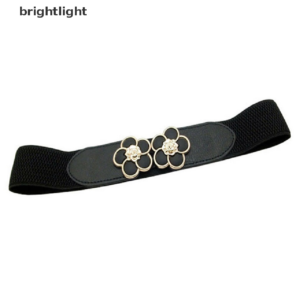 (brightlight) Women Elastic Belt Waistband Wide Elegant Cummerbunds For Women Dress [HOT SALE]