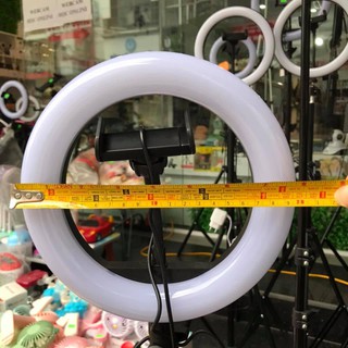 Combo Đèn LiveStream chuẩn size 20cm ( đầy đủ phụ kiện) .Hỗ trợ ánh sáng Chụp Ảnh, Make Up Trang Điểm. 3 Chế Độ Sáng