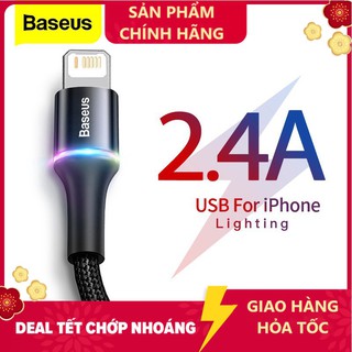 Cáp sạc Baseus Lightning micro usb type C chính hãng chuyên dụng cho thiết bị Apple 0,5 m , 1m , 2m