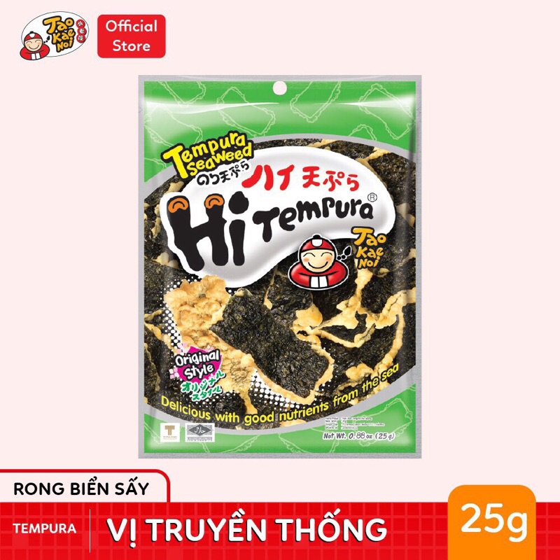 Snack Rong Biển Taokaenoi TEMPURA 25g