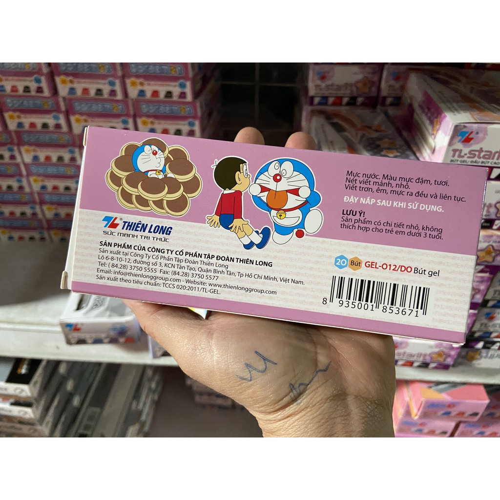 HỘP BÚT GEL DORAEMON GEL-012/DO 20 BÚT