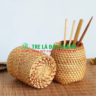 Ống đựng bút xinh xắn, ống đựng bút mây siêu đẹp