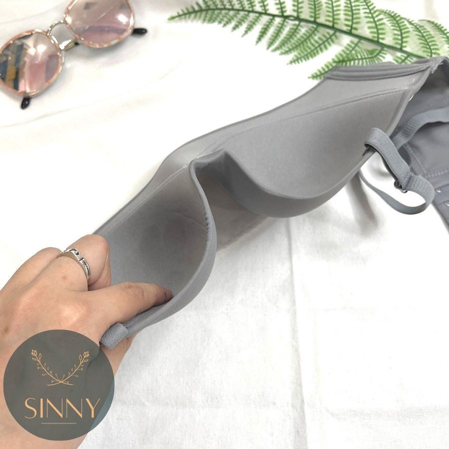 Áo ngực Big size cúp C ngang, áo lót Thái vải su bản lớn, nội y cao cấp Sisterhood 6181, Sinny
