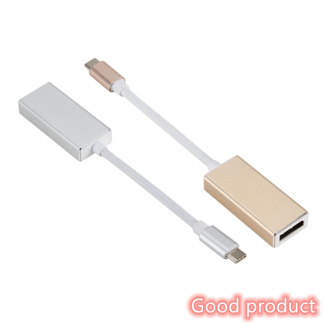 【In stock】 Type C USB 3.1 Adapter Thunderbolt 3 USB-C to DisplayPort Converter 4K@60Hz TYPE-C TO DP USB-C Cables Connectors