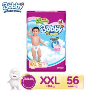 TPHCM - Tã - Bỉm quần size cực đại Bobby XXL56 cho bé trên 16kg