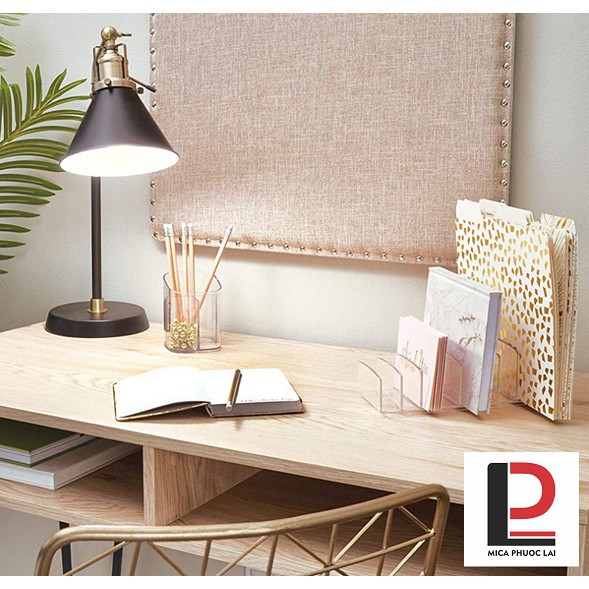 Kệ mica nhiều ngăn trưng bày mỹ phẩm (9 ngăn)