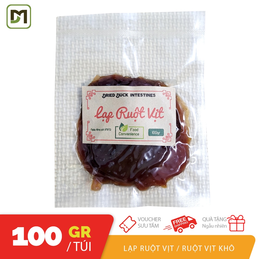 100gr khô ruột vịt nướng chiên xào