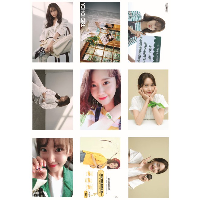 Lomo card ảnh SNSD YOONA - YOHOGIRL - ALLURE