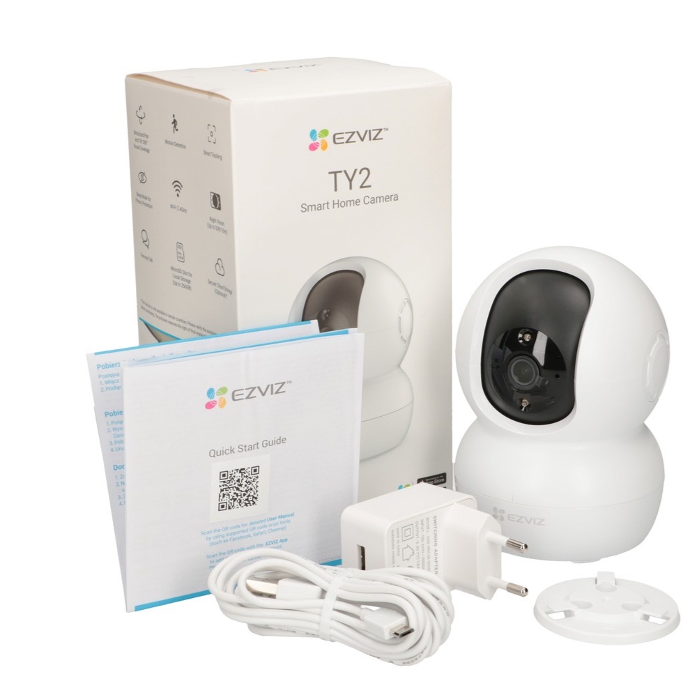 Camera wifi Ezviz TY2 1080P siêu nét đàm thoại 2 chiều hàng chính hãng bảo hành 24 tháng