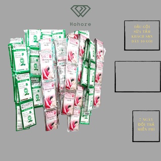 combo 100 gói dầu gội hoặc sữa tắm 6.5ml