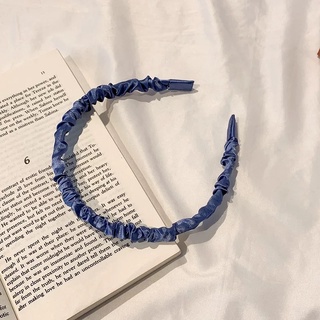 Bờm tóc vải lụa nhún bản nhỏ Su.N accessories
