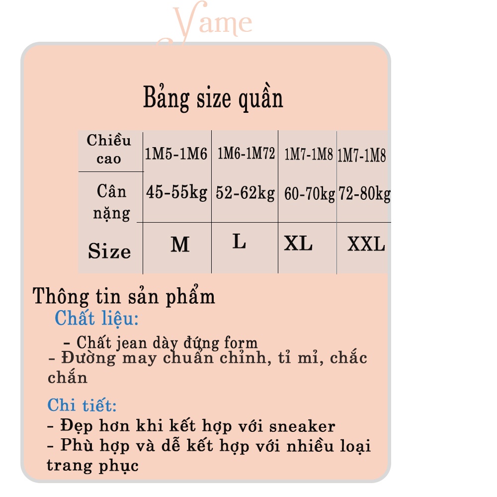 Quần Jean Trơn Basic Nam Nữ Ống Suông Lưng Cao Màu Trắng Dễ Phối Đồ Phong Cách Hàn Quốc YAME