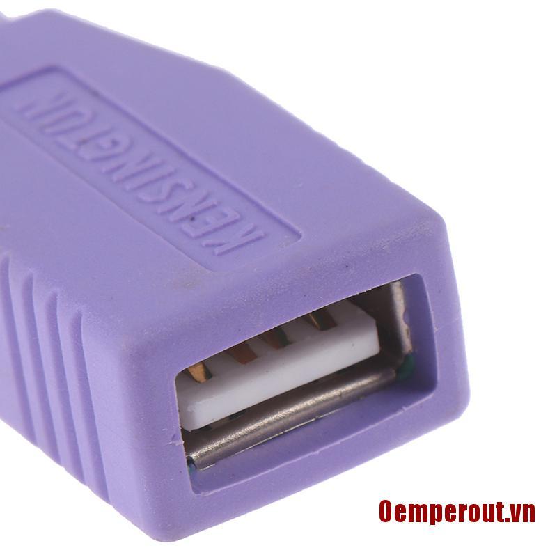 Adapter Chuyển Đổi 1pc Usb Female To Ps2 Ps / 2 Male